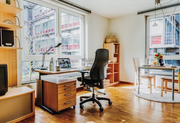 Arbeitsbereich der Wohnung